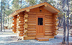 The mens log bathroom